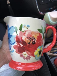 Pioneer Woman Stoneware Spring Bouquet Melody 4 Cup Measuring Pitcher - Picture 1 of 7