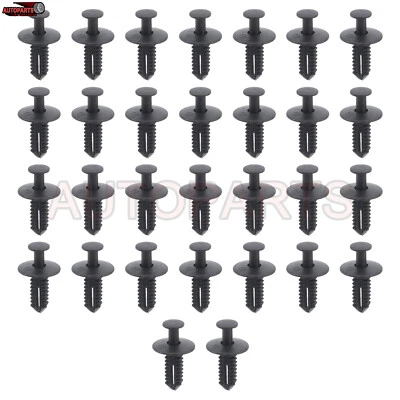 30x Fender Liner Rivet Push Type Retainer For Mercedes Benz B200 C230 300 350 63 - Image 1 of 4