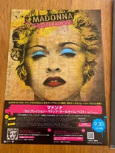 MADONNA Japan CELEBRATION PROMOTION ONLY Flyer Mini-Poster! TRUE BLUE Holiday! - Bild 1 von 3