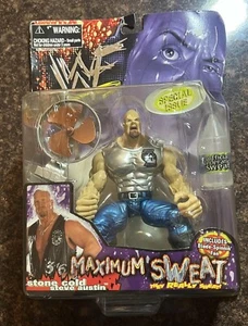 WWF Maximum Sweat Stone Cold Steve Austin Special Issue Figure Jakks 1999 WWE - Picture 1 of 13