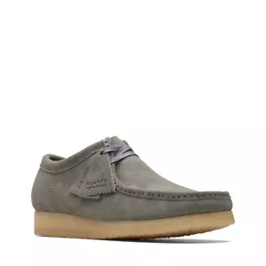 Clarks Originals Wallabee para hombre gamuza gris 26170535 - Imagen 1 de 7