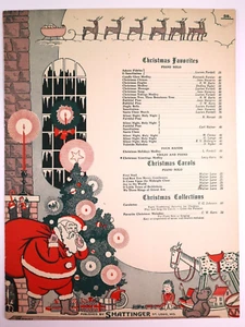 1924 Christmas Medley Silent Night/Adeste Fideles/Hark the Angels Piano & Violin - Picture 1 of 4