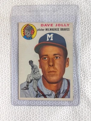 1954 Topps Set-Break #188 Dave Jolly NR-MINT - Image 1 of 4
