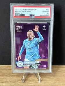 2022-23 Topps Now Ucl #90 Erling Haaland /99 Record PSA 10 - Imagen 1 de 3