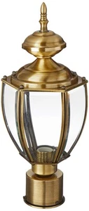 Lighting 2009-01 Transitional One Light Post-Top Lanterm from Outdoor Basics ... - Picture 1 of 2