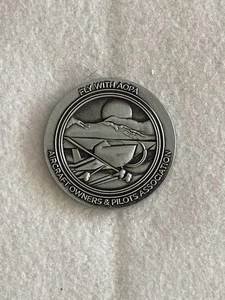 AOPA Aircraft Owners & Pilots Association Challenge Coin FREE SHIPPING - Picture 1 of 2