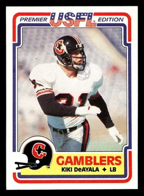 1984 Topps USFL #33 Kiki Deayala NM-Mint  ID:430971 - Image 1 of 2