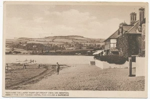 Coombe Cellars, part of front view, nr. Newton Abbot, The far famed hotel, etc. - Picture 1 of 1