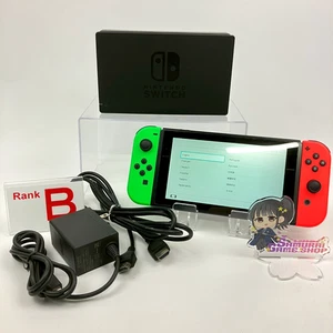 Nintendo Switch HAC-001 Console Dock HDMI AC B Rank Region Free 1 Day Ship 0250 - Picture 1 of 17