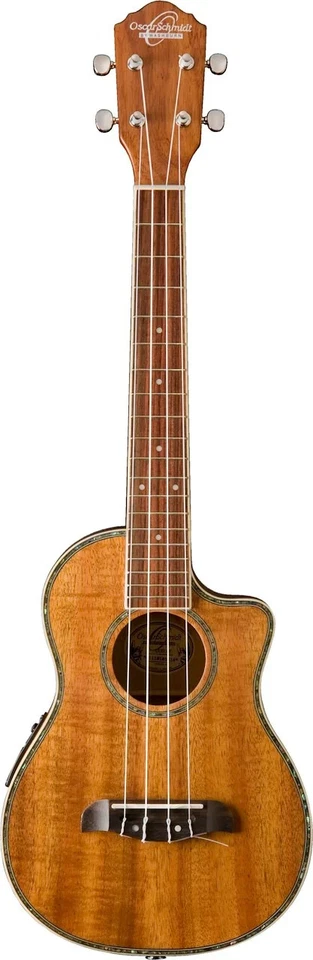 Oscar Schmidt OU6LCE-R Cutaway Tenor Ukulele W/Pre Amp. Natural Koa - Image 1 of 1