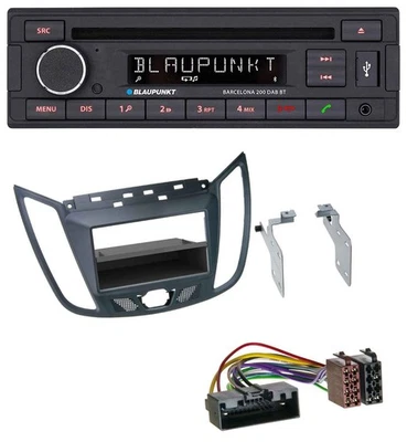 Blaupunkt USB DAB CD Bluetooth MP3 Autoradio für Ford C-Max / Kuga - dunkelgrau - Bild 1 von 4