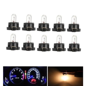10pcs Warm White LED Instrument Bulb Wedge Panel Dash Light Automobile - Picture 1 of 7