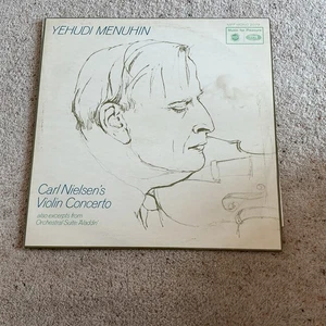 Yehudi Menuhin, Carl Nielsen - Carl Nielsen's Violin Concerto (LP, Mono, RE) - Picture 1 of 3