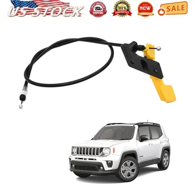 68247126AA / 912-487 para 2015-2023 Jeep Renegade capô trava cabo de liberação - Imagem 1 de 4