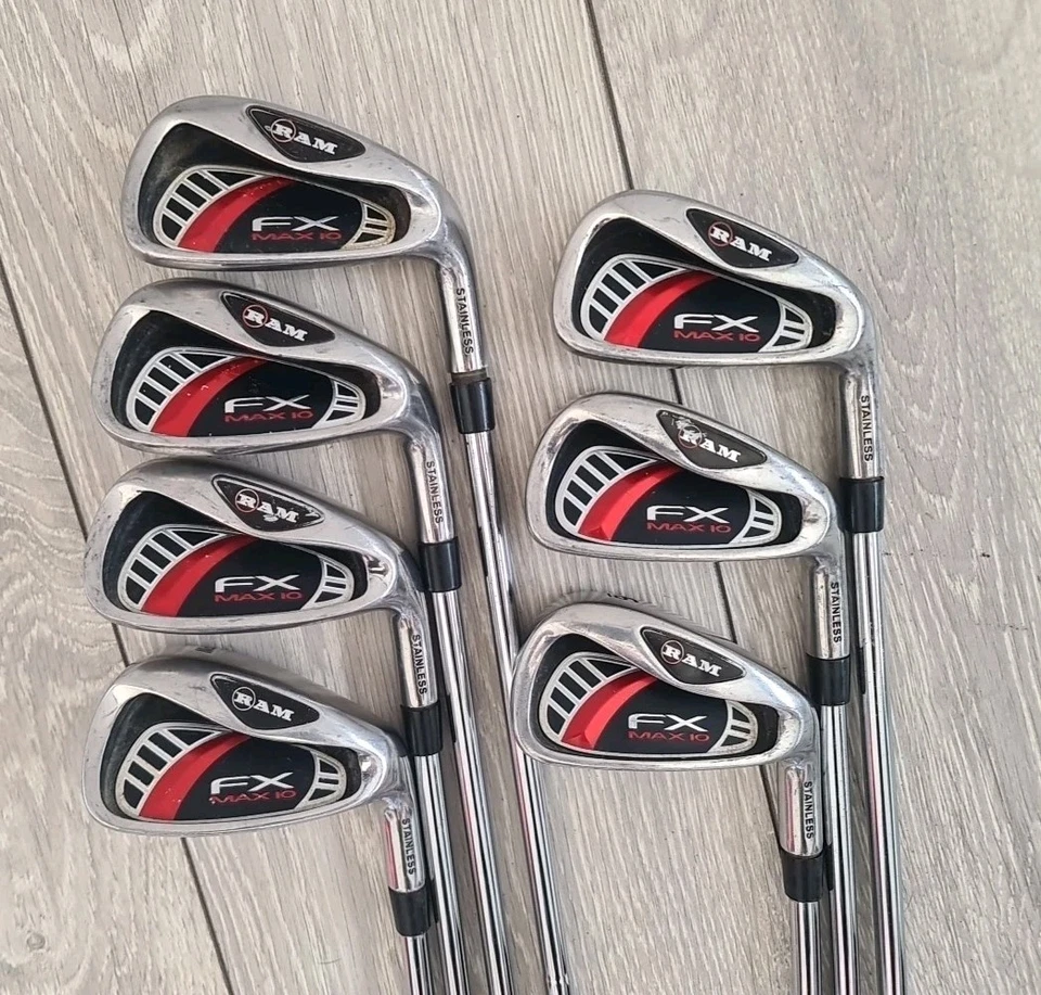 RAM Golf FX MAX10 Irons 4-PW Regular Flex Right Handed Golf Iron Set - Image 1 of 4