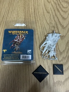 wargor battle standard bearer Beastmen Metal GW Beasts of chaos WARHAMMER - Picture 1 of 2