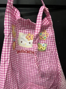 Sanrio Hello Kitty Rosa & Weiß Schürze 2004 Made in Japan NEU - Bild 1 von 4