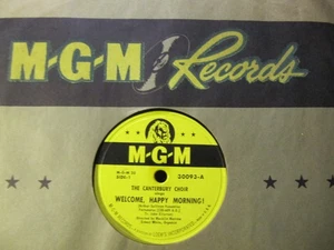 Macklin Marrow CANTERBURY CHOIR Easter Hymn Welcome Happy Morning MGM Album 20 - Picture 1 of 4