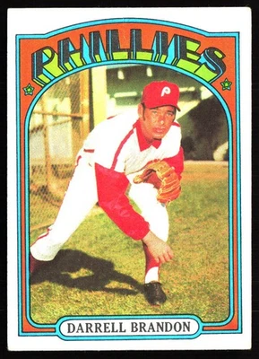 1972 Topps #283 Darrell Brandon - Image 1 of 2