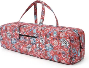 Boulder Bee | Yoga Mat Bag | Large Carrier 28"L x 8"W x 8"H, Red - Picture 1 of 7