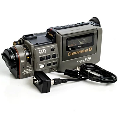 Canon Canovision 8 VM-E70A - Tested: Play Works, Cam Does Not - AS-IS - Image 1 of 4