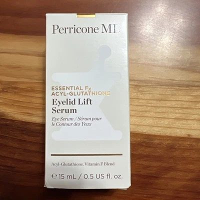 Perricone MD Essential Fx Acyl-Glutathione EYELID LIFT SERUM 0.5 Fl Oz NIB - Image 1 of 4