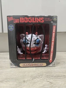 Dark Lord Boglins Marioneta de Mano Payaso Loco 1ª Edición Brilla en la Oscuridad Nuevo - Imagen 1 de 8