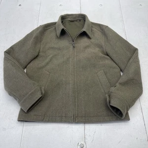 Uniqlo Green Polyester Blend Full Zip Up Collared Jacket Mens Size Small - Picture 1 of 7