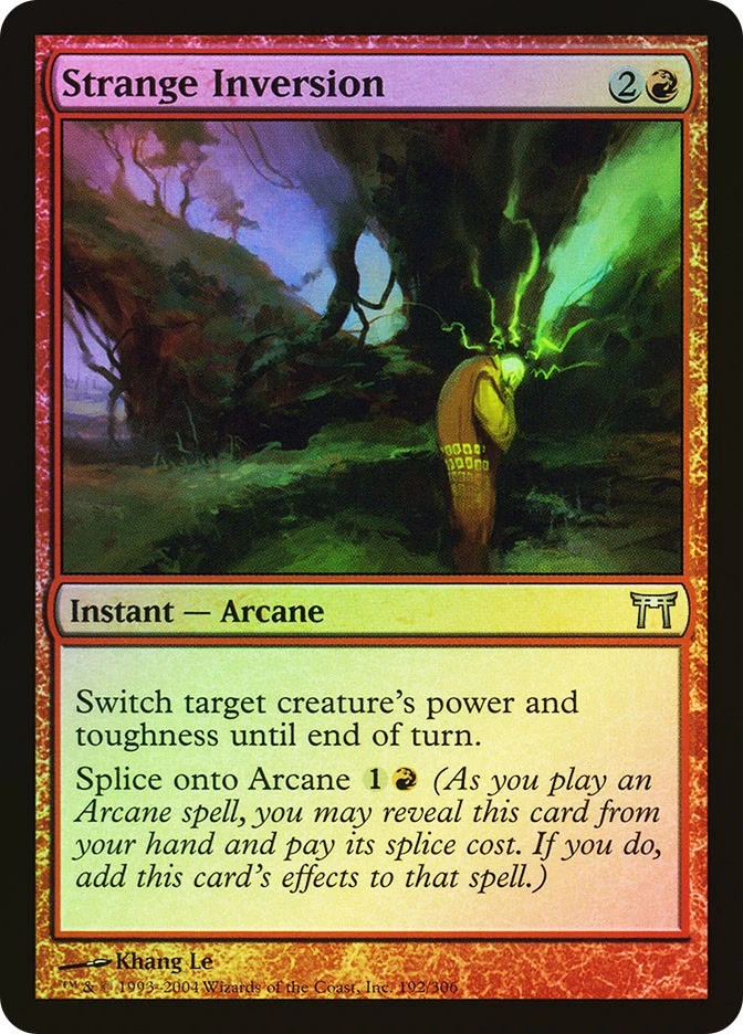 MTG FOIL Strange Inversion  - Champions of Kamigawa #192 - Image 1 of 1