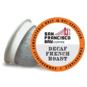 Decaf French Roast Kaffeepads 12 Ct - San Francisco Bay OneCup - Keurig Brewer - Bild 1 von 7