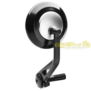 Specchio bar-end nero per Triumph Bonneville-T100-Bobber omologato - Picture 1 of 1