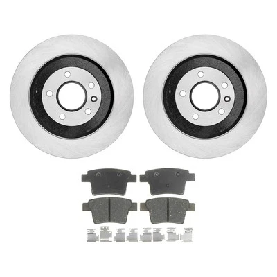For Mercury Sable 09 ACDelco BNDL-31001834 Silver Rear Brake Kit w Ceramic Pads Foto 1 de 4