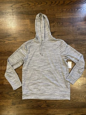 Sudadera con capucha ligera gris jaspeado para hombre Apt 9 talla L Foto 1 de 4