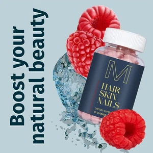 WEEM Capelli Pelle Unghie Gomma Vegan Biotina Integratore Vitamine Nutrizione Salute - Foto 1 di 7