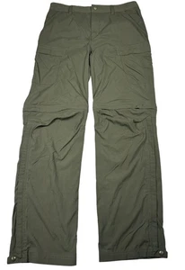 REI Co-op Pants Womens XL 18 Green Convertible Zip Off Cargo Hiking Nylon - Picture 1 of 13