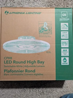 CPRB LED Round High Bay Lithonia Lighting White - Image 1 of 3