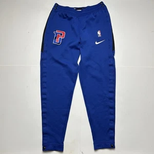 Nike Detroit Pistons Warm Up Pants Tear Away Blue NBA Basketball Sz Medium - Picture 1 of 6