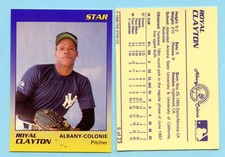 1989 The Star Co.,- Albany-Colonie Yankees - Royal Clayton - Box 197