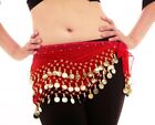Belly Dancing Costume Hip Belt 98 Coins Belly Dance Waist Scarf for Women