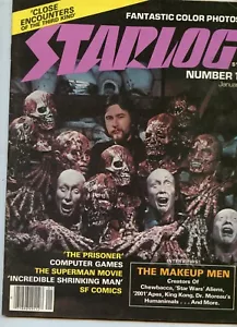 STARLOG MAGAZINE * NO. 11 * JAN 1978 * THE MAKEUP MEN CREATORS OF THE SCARY - Picture 1 of 1