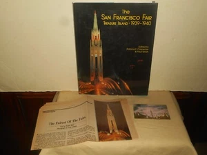 THE SAN FRANCISCO FAIR TREASURE ISLAND 1939-1940 1989 HCDJ Book & EPHEMERA Lot - Picture 1 of 24