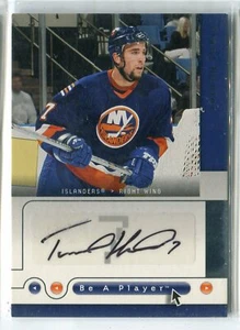 Trent Hunter 2005-06 BAP Be A Player autógrafo automático de radiocontrol Islanders - Imagen 1 de 1