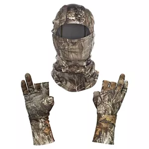 Guante de pasamontañas North Mountain Gear borde de árbol real sin dedos - Imagen 1 de 1