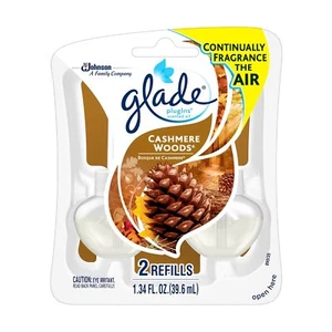 Glade Plugin Scented Oil Refill Cashmere Woods 1.34 oz. (Pack Of 3) - Picture 1 of 4