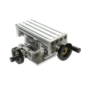 Bohrfräsmaschine Kreuzschiebetisch Schwalbenschwanzwagen Microschraubstock 20X8CM - Bild 1 von 6