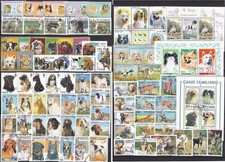FAUNA ANIMALI CANI ASIA 85 val. diff. DOGS CHIENS PERROS