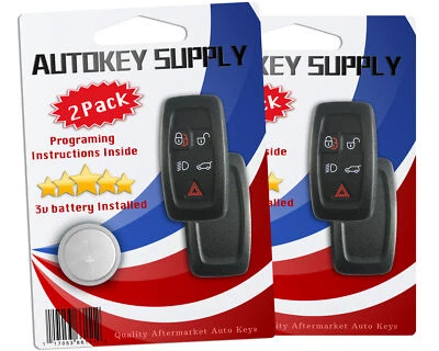 2 Reemplazos para Land Rover LR4 2010-2012 Smart Remote Fob Key 5B KOBJTF10A Foto 1 de 4