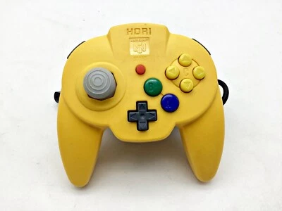 Nintendo 64 Controller HORI mini Yellow Japan 1 Week to USA - Image 1 of 4