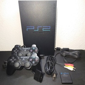 Sony PlayStation 2 Console with Two OEM Controllers