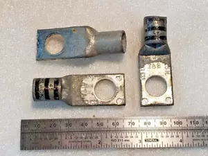 THOMAS & BETTS 125N One-Hole Lug Compression Connector: 2/0 Cable Size - 3 pcs - Picture 1 of 1
